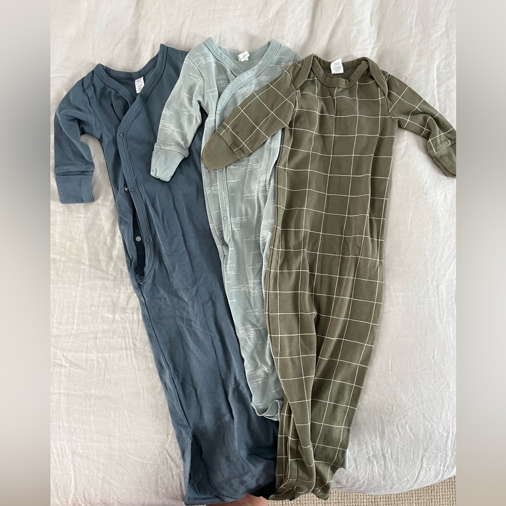 Colored Organics Indy Kimono Gowns (0-3)